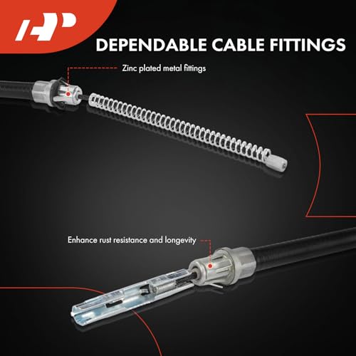Cable de freno de estacionamiento Chevrolet Venture evita roturas en ITV trasera derecha 4