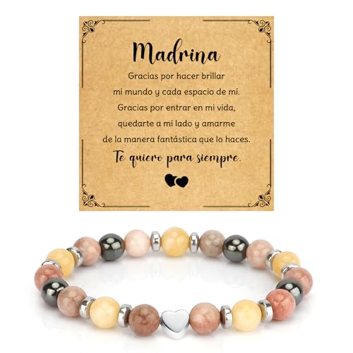 Imagen de SereneGLow Regalo Madrina Bautizo Regalo Dia De La Madre Pulseras Madrina Regalos De Bautizo Regalos De CumpleañOs Para Madrinas Pulseras Mujer Para Una Comunion Madrinas Bautizo