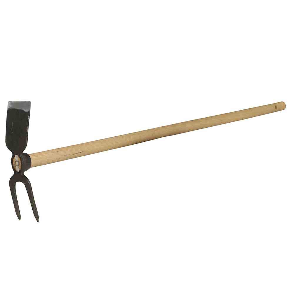 SIENA GARDEN - Zappa da Giardino a 2 Denti, con Manico in Legno di Frassino, 135 cm, FSC 100%