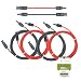Produktbild SOLARTRONICS Solarkabel Doppelpack 4x 0.5 Meter 6mm² H1Z2Z2-K Schwarz & Rot Solarstecker beidseitig - Photovoltaik Verlängerungskabel Solarleitung 6qmm - UV-beständig - Made in Germany (4x 0,5m)