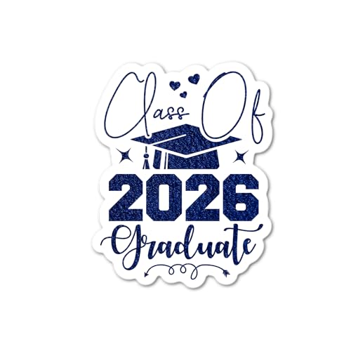 Class of 2026 Graduate (in Dark Blue)