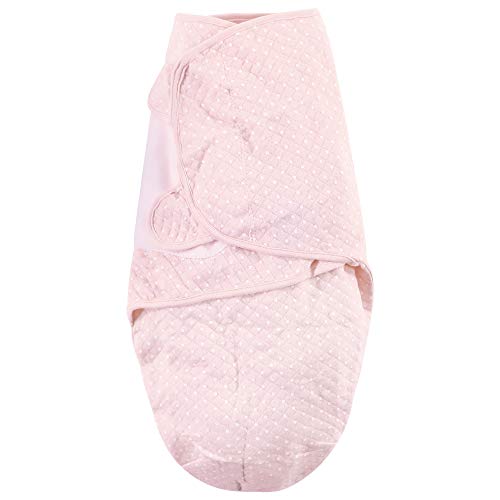 Image of Hudson Baby Unisex Baby Quilted Cotton Swaddle Wrap 3pk, Pink Safari, 0-3 Months