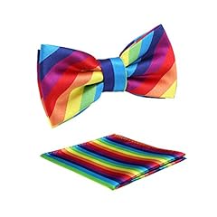 Rainbow Bowtie+pocket Square