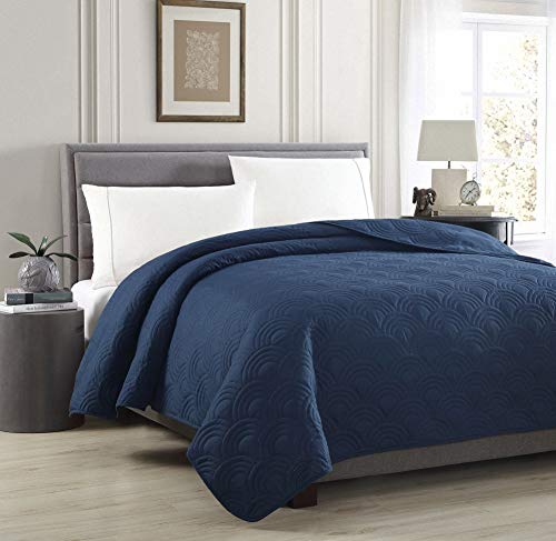 BOURINA Reversible Bed Quilt Bedspread and Coverlet 90