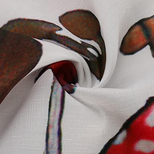 Plus Size Jumpsuits For Women,Cartoon Print Cotton Linen Jumpsuits Loose & Comfy One Piece Rompers Summer Sexy Overalls Long Pants Dressy Casual Y2K Clothing Red Xl #TOP7