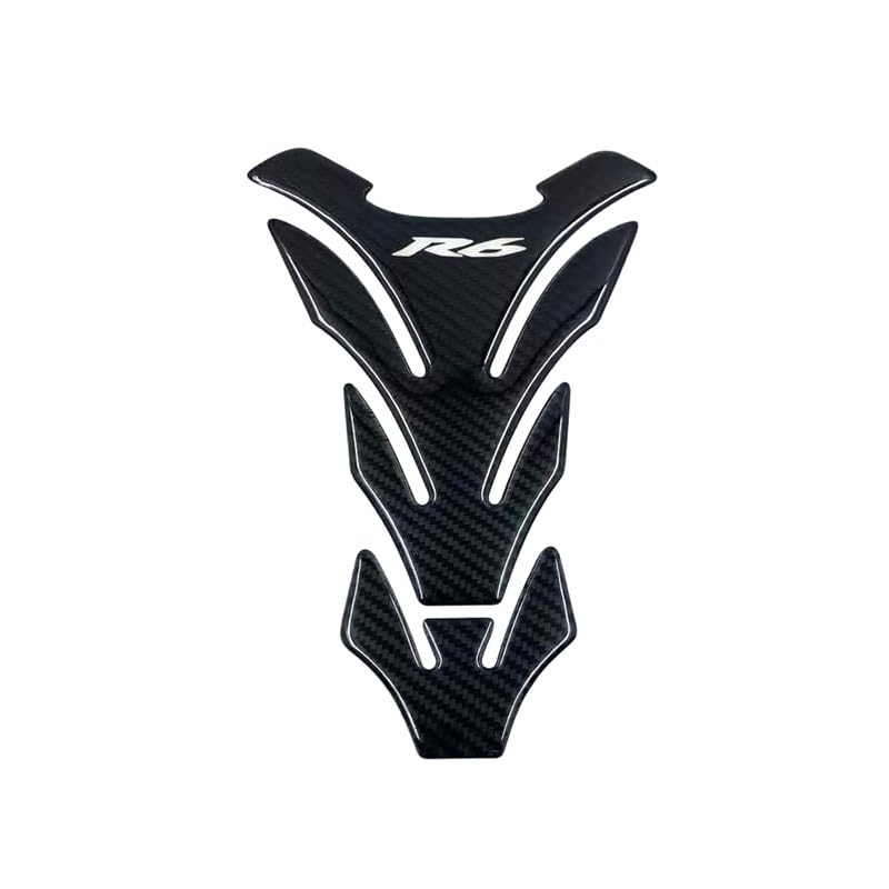 HRTLSS Protezione Serbatoio Adesivi R6 Adesivo Carbon Look Moto Rilievo del Carro Armato Protector Adesivi per Y&AMAHA YZF600 YZF-R6 R6S Tankpad Decalcomanie