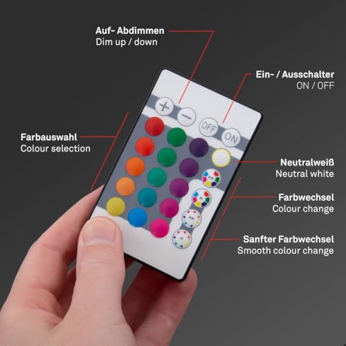 Panel LED de techo circular BRILONER retroiluminado con acabado blanco moderno 5