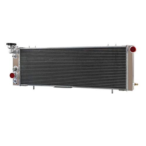 Primecooling 52Mm 3 Row Core Aluminum Radiator +3X9" Fan +Shroud For Jeep Cherokee/Xj,Comanche/Pioneer/Wagoneer L4 /L6 Engine 1991-01 #TOP1