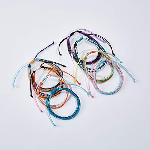 Women Adjustable String Bracelet Bohemian Braided Anklets Gifts for Girls2