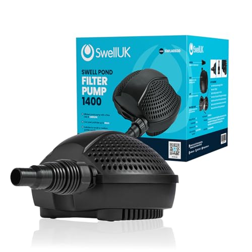 Swell Filter Pumps 1,400LPH | Garden Pond Pump | Filter Pump | 3 Year Guarantee