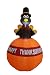 6 Foot Tall Happy Thanksgiving Inflatable Turkey on Pumpkin Perfect Thanksgiving Autumn LED Lights Decor Outdoor Indoor Holiday Decorations, Blow up Lighted Yard Lawn Decor Home Family Outside