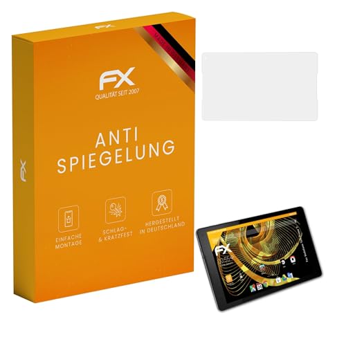atFoliX Panzerfolie kompatibel mit Vodafone Tab Prime 7 Schutzfolie, entspiegelnde & stoßdämpfende FX Folie (2X)