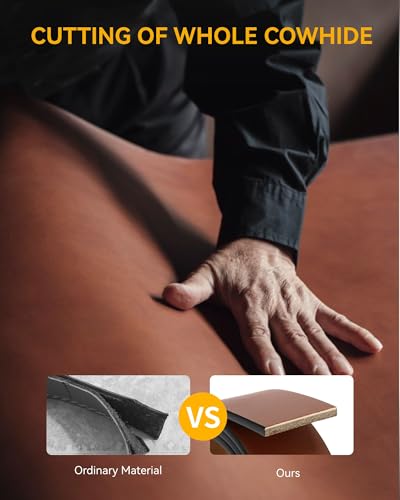 Image of Chaoren Leather Ratchet Belt 2 Pack Dress with Click Sliding Buckle 1 3 /8 inch in Gift Set Box - Adjustable Trim to Fit