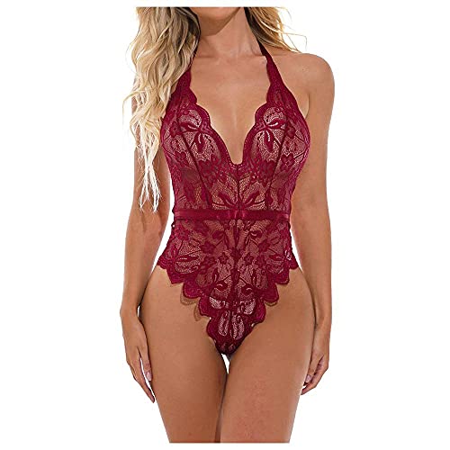 Lingerie sexy voir à travers en dentelle de qualité pour femmes
