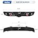 OEDRO Rear Bumper Compatible for 2007-2018 Jeep Wrangler JK Unlimited, Rock Crawler Bumper with Hitch Receiver & 2X LED Lights Off Road Textured Black
