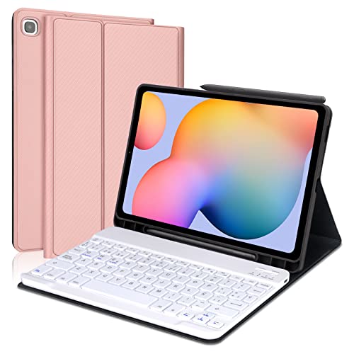 IVEOPPE Funda Teclado Samsung Galaxy S6 Lite 10.4' 2024/2022/2020,...