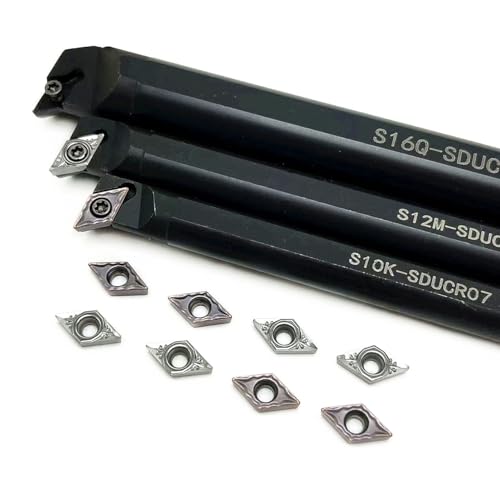 Portaherramientas y insertos para torno CNC S10K SDUCR07 miniatura 3