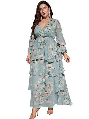 Image of TOLEEN Women's Plus Size Sequin Dress Luxurious Style Formal Cocktail Evening Party Maxi Dresses