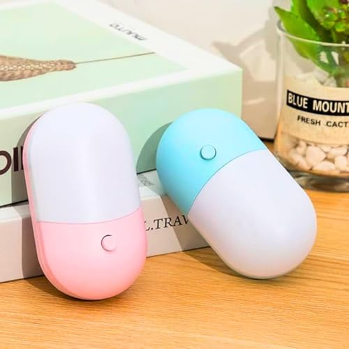 Image of Chocozone 2 Color Light Changable Night Lamp for Room Plug in Night Light for Bedroom Night Lamp for Kids Room