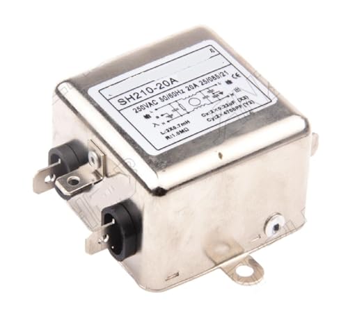 Filtro de alimentación monofásico con inductor SH210-20 de 20A que elimina interferencias 2