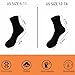 Ao Yee ZGL 12 Packs Black White Socks,Men and Women Crew Socks Solid Color Combed Cotton Size US 6-14