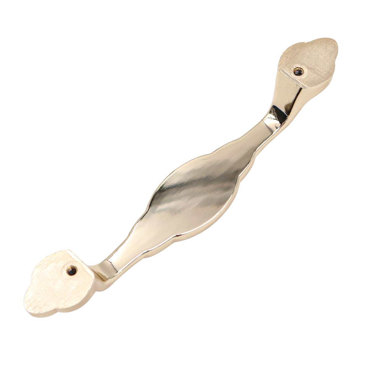 ZONADAH Set of 4 Cabinet Handles, Hole Distance 9128mm, Total 173mm, White Ceramics & Gold Plated Cabinet Pull Handles - Image 3