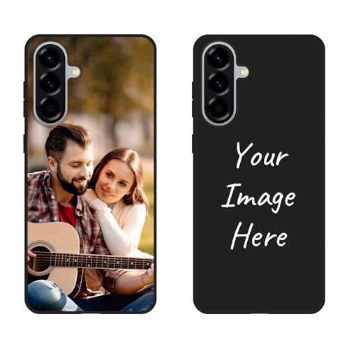 Cover Personalizzata con Foto per Samsung Galaxy A56 Custodia Personalizzabile con Immagini Collage Disegni Testo Nome Protezione in TPU Morbido, Idea Regalo per Compleanno Anniversario