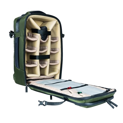 Image of Vanguard Camera Backpack |VEO Select 47BF IE India Exclusive Version I 1-2 Pro DSLRs with Lens Upto 70-200mm, 3-4 Lenses, Flash and Accessories I Upto 17 inch (Green)