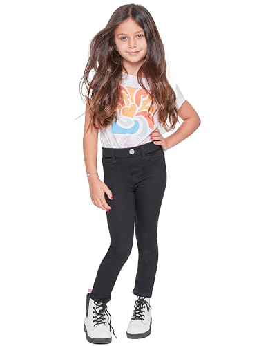 YMI Toddler Girl Adjustable Waist Pull-On Skinny Jeans Sizes 4T, 5T, 6T, 6X, Girls, Denim Pants for Toddlers4