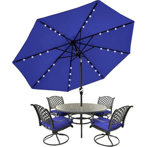 MASTERCANOPY 9ft Solar LED Umbrella Cover