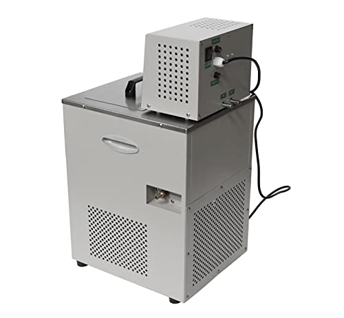 TECHTONGDA Laboratory Chiller Circulator 6L Chiller Low Temperature Cooling Liquid Circulator Pump Chiller Lab Recirculating Chiller Water Bath Recirculating Water Cooling Chiller -20℃-100℃ for Lab