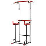 JHKGY Torre De Energía Ajustable,Estación De Extracción Y Altura Ajustable De La Torre De Energía Resistencia Casera Multifunción,Dip Stand Workout...