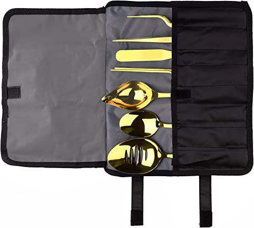 CREATIVECHEF Kit de chapado profesional de chef, juego de chapado culinario, dorado, inoxidable (7...