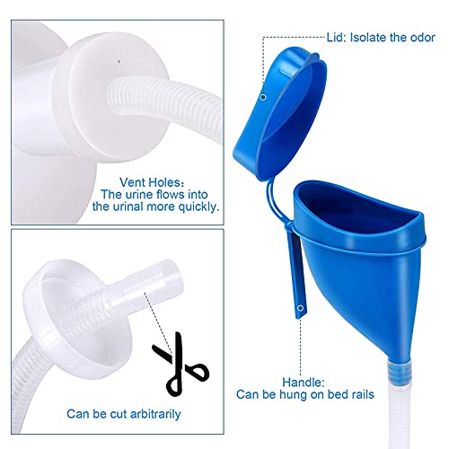 Urinoir voor vrouwen - Morsbestendige vrouwelijke urinoirscontainer 2000mL Morsbestendige urine-vrouwelijke draagbare… - Image 3