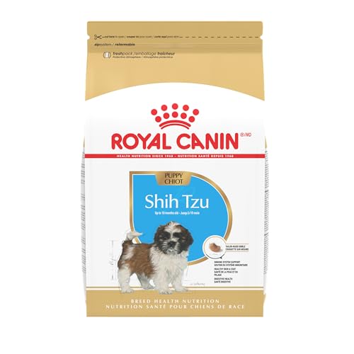 Royal Canin Breed Health Nutrition Shih Tzu Puppy Dry Dog Food, 2.5 lb Bag