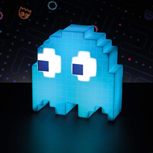 Pacman Ghost Light Table Lamp - Phases Through 9 Different Colors - Colors React to Music - USB Powered