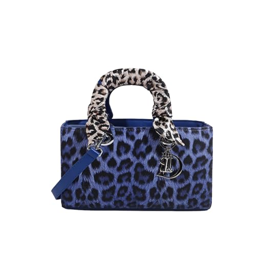 Image of Leopard Print Handbag - Women's PU Leather Crossbody Bag, Waterproof, Fashion Messenger & Satchel Bag