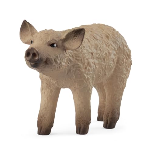 schleich 14893 Cerdito lanudo, a partir de 3 años, FARM WORLD - figura, 2 x 6 x 4 cm