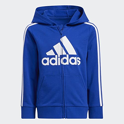Image of adidas Boy's Zip Front French Terry Hooded Jacket and Joggers Set