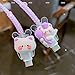 Charger Protector Cute Cat Cable Protector for iPhone iPad 18W/20W Charger Cover,Cartoon 3D Bear Star Shape Charger Cord Protector,Data Line Cable USB Wire Saver for iPhone14 15 16 Pro Max-Purple