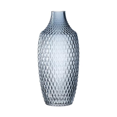 Leonardo Poesia, Vase aus Glas, blau, elegante, moderne Deko-Vase mit...