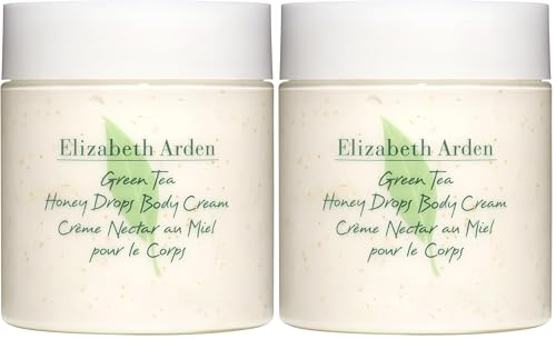 Elizabeth Arden - Green Tea Honey Drops, Crema Corporal, con Gotas de Miel y Extracto de Té Verde, Revitaliza e Hidrata la Piel, Refresca y Alivia, Regenera hasta la Piel más Seca - 500 ml