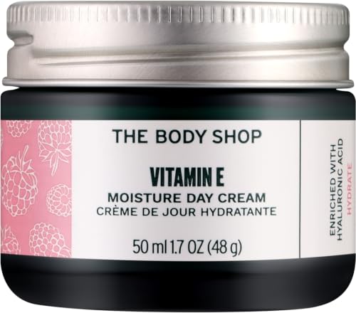 The Body Shop Vitamin E Moisture Cream – Fast Absorbing – Hydrates, Moisturizes and Protects –...