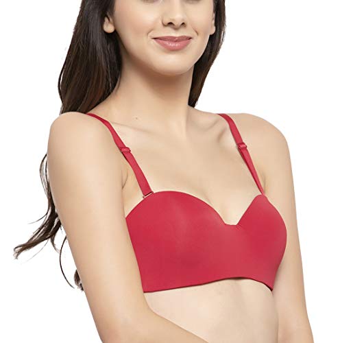 Image of Brachy Women's Every Day's Padded Underwired Demi Cup Bra T Shirt Padded Underwired Pushup Bra 85% Poly Cotton, 15% Elastane