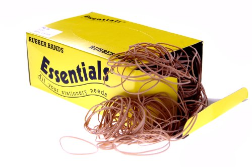 Essentials Whitecroft 25521 No 32 3x80mm Natural Rubber Bands (Box of 454g)