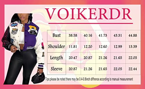 Voikerdr Button Down Shirts For Women Outerwear Windbreaker Varsity Jacket For Women Summer Lightweight Jacket 2023 #TOP4