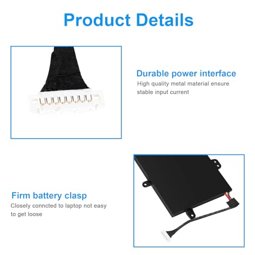 Image of C41N1727 Laptop Battery Replacement for Asus Zephyrus M GM501 GM501G GM501GM GM501GS ROG GU501 GU501G GU501GM GM501G-SEI006T GM501GS-EI015T GU501GM-BI7N8 GM501GM-EI005T GM501GS-EI003T 15.4V 55Wh