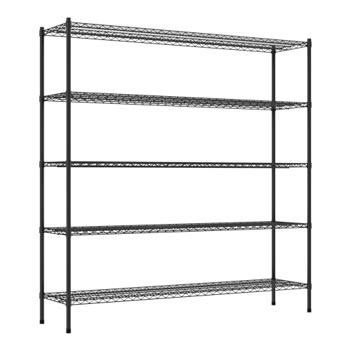 Commercial NSF Black Epoxy Wire Shelving Kit