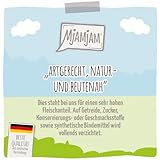 MjAMjAM - Premium Nassfutter für Katzen - Quetschie - köstliches Pferd an gedämpftem Kürbis, 12er Pack (12 x 125 g), getreidefrei mit extra viel Fleisch, 1101712