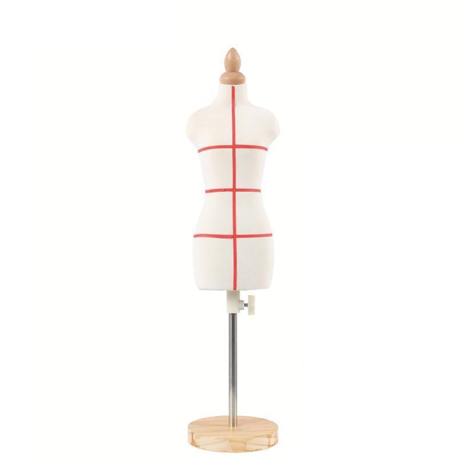 Manekin w formie sukienki, regulowany żeński manekin do szycia, mała forma sukienki dla krawców, mini manekin, manekin krawcowy z regulacją wysokości do skali 1/3, modny design